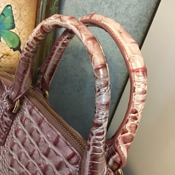 Brahmin Lrg Duxbury satchel in pink icing 🧁 - Picture 8 of 16
